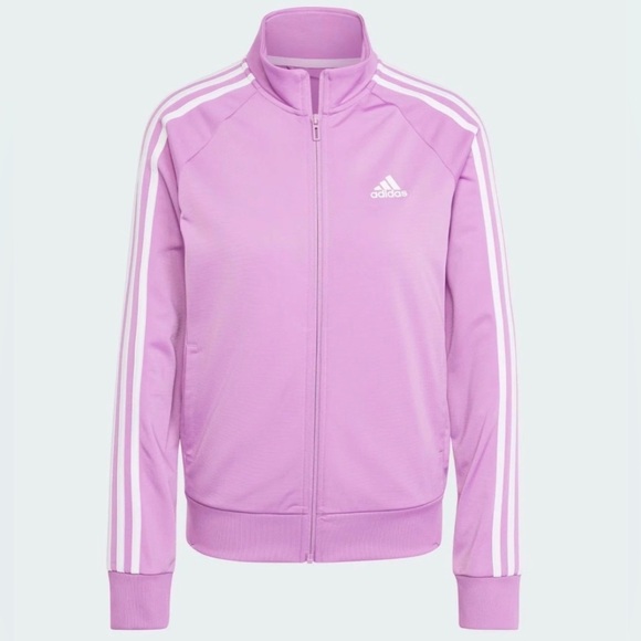 Adidas | Women's 3-Stripe Tricot Track Jacket - Picture 5 of 5